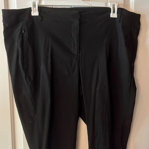 Tapered Lane Bryant dress pants with zippered side pockets